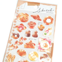 Charger l&#39;image dans la galerie, Sketch sticker &quot;bread&quot; washi sticker
