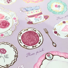 Carica l&#39;immagine nel visualizzatore di Gallery, Sticker Selection &quot;Tea time&quot;
