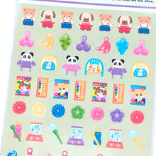 Carica l&#39;immagine nel visualizzatore di Gallery, Reproduction! chocotto seal &quot;Retro cute&quot; mini sticker
