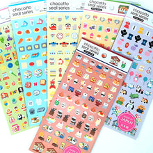 Carica l&#39;immagine nel visualizzatore di Gallery, Reproduction! chocotto seal &quot;Retro cute&quot; mini sticker
