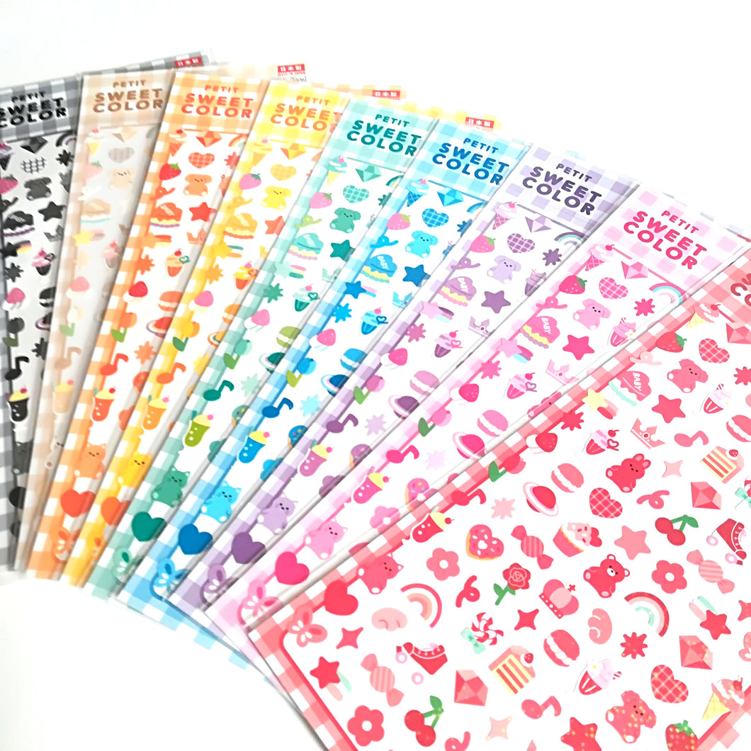 Petit sweet color sticker