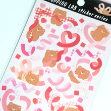 Charger l&#39;image dans la galerie, Topping Lab sticker &quot;Bear ribbon&quot;
