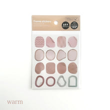 Carica l&#39;immagine nel visualizzatore di Gallery, Frame stickers &quot;Classi”(warm/cool)
