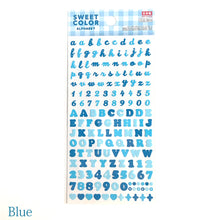 Carica l&#39;immagine nel visualizzatore di Gallery, SWEET COLOR ALPHABET sticker
