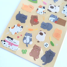 Carica l&#39;immagine nel visualizzatore di Gallery, Sticker selection &quot;Muchi Muchi animal&quot; sticker
