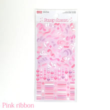 Charger l&#39;image dans la galerie, Fancy decora sticker &quot;Ribbon/Bubble&quot;
