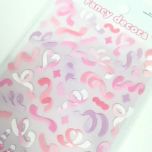 Charger l&#39;image dans la galerie, Fancy decora sticker &quot;Ribbon/Bubble&quot;
