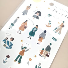 Carica l&#39;immagine nel visualizzatore di Gallery, Miki Tamura washi tape sticker &quot;People&quot;
