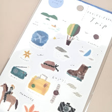 Carica l&#39;immagine nel visualizzatore di Gallery, Miki Tamura washi tape sticker &quot;Trip&quot;
