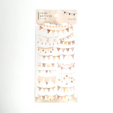 Load image into Gallery viewer, new design! room garland sticker &quot;beige flag&quot;
