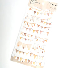 Load image into Gallery viewer, new design! room garland sticker &quot;beige flag&quot;
