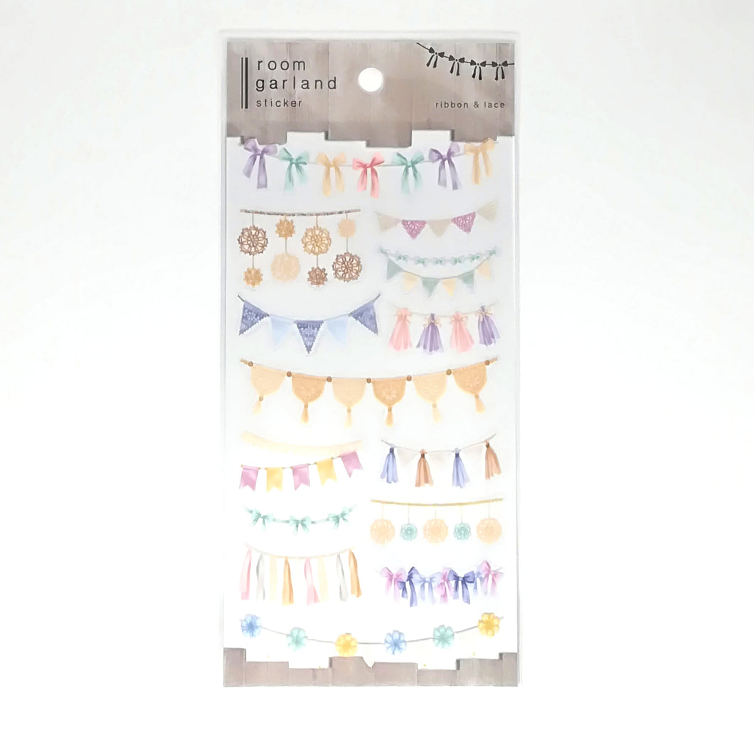 new design! room garland sticker 