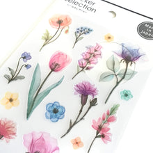 Carica l&#39;immagine nel visualizzatore di Gallery, Sticker selection &quot;Clear flower&quot;
