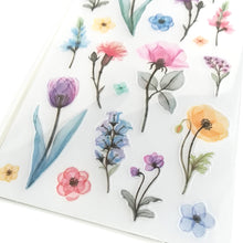 Carica l&#39;immagine nel visualizzatore di Gallery, Sticker selection &quot;Clear flower&quot;
