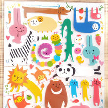 Lade das Bild in den Galerie-Viewer, Japanese sticker,Yuru Animal sticker2 for Journal,planner,scrapbooking(mind wave)
