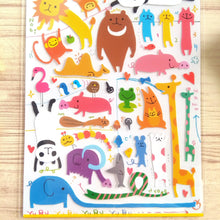 Lade das Bild in den Galerie-Viewer, Japanese sticker,Yuru Animal sticker2 for Journal,planner,scrapbooking(mind wave)
