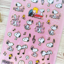 Charger l&#39;image dans la galerie, Snoopy stickers,mini stickers &quot;Music&quot;
