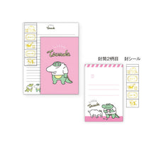 Charger l&#39;image dans la galerie, Japanese letter writing set &quot;Tsunda&quot;(crocodile) letter set
