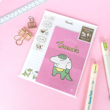 Charger l&#39;image dans la galerie, Japanese letter writing set &quot;Tsunda&quot;(crocodile) letter set
