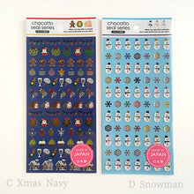 Carica l&#39;immagine nel visualizzatore di Gallery, Chocotto seal series Christmas sticker sheet, Xmas sticker
