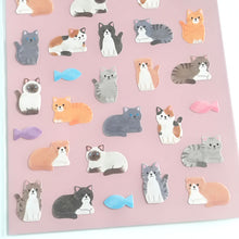 Carica l&#39;immagine nel visualizzatore di Gallery, Sticker Selection &quot;Relax animals&quot; (A Cat/B Dog)
