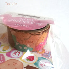 Charger l&#39;image dans la galerie, Die cut Masking tape, Washi tape &quot;Sweets&quot; (Cookie/Candy/Letter)
