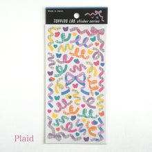 Charger l&#39;image dans la galerie, Topping Lab sticker &quot;Plaid ribbon&quot; &quot;Gradation ribbon&quot;
