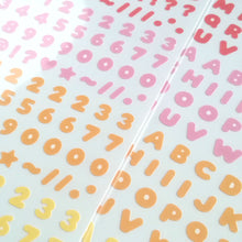 Carica l&#39;immagine nel visualizzatore di Gallery, Topping Lab sticker &quot;Alphabet&quot; &quot;Numbers&quot;
