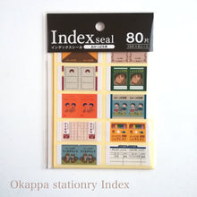 Lade das Bild in den Galerie-Viewer, Kraft Die Cut seal&quot;Stationry&quot;,Masking Die Cut seal&quot;Okappa stationery&quot;,Index seal&quot;Okappa stationery Index&quot;
