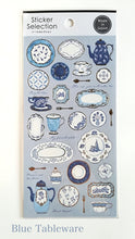 Load image into Gallery viewer, Sticker Selection &quot;Blue Tableware&quot; &quot;Pink Vase&quot;
