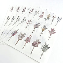 Carica l&#39;immagine nel visualizzatore di Gallery, Tracing Die Cut sticker &quot;Dry flower&quot;
