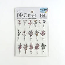 Carica l&#39;immagine nel visualizzatore di Gallery, Tracing Die Cut sticker &quot;Dry flower&quot;
