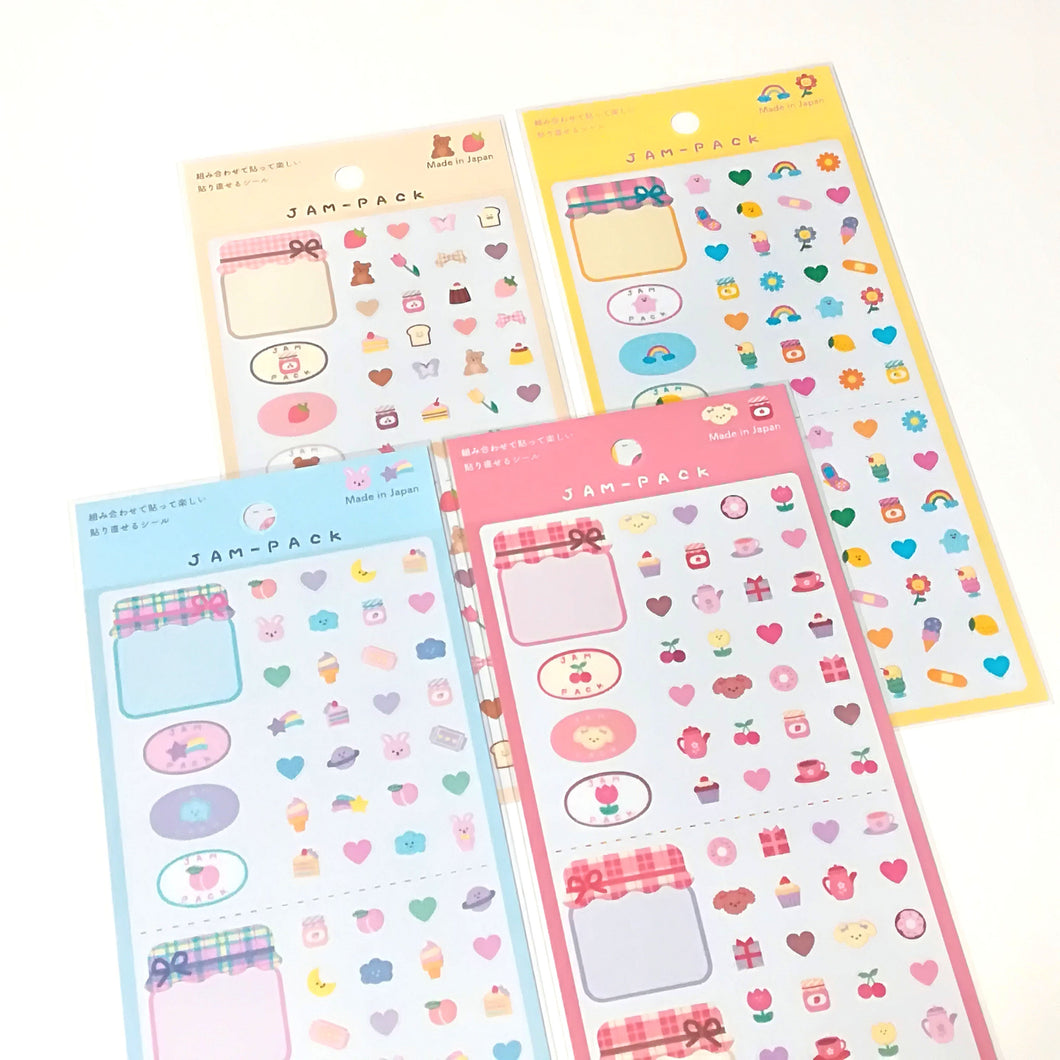 JAM-PACK sticker sheet