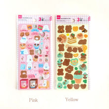 Carica l&#39;immagine nel visualizzatore di Gallery, Character Seal set of 3sheets byDAISO
