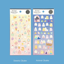 Lade das Bild in den Galerie-Viewer, Sticker Selection Halloween sticker &quot;Sweets Obake/Animal Obake&quot; from Japan&lt;GAIA&gt;
