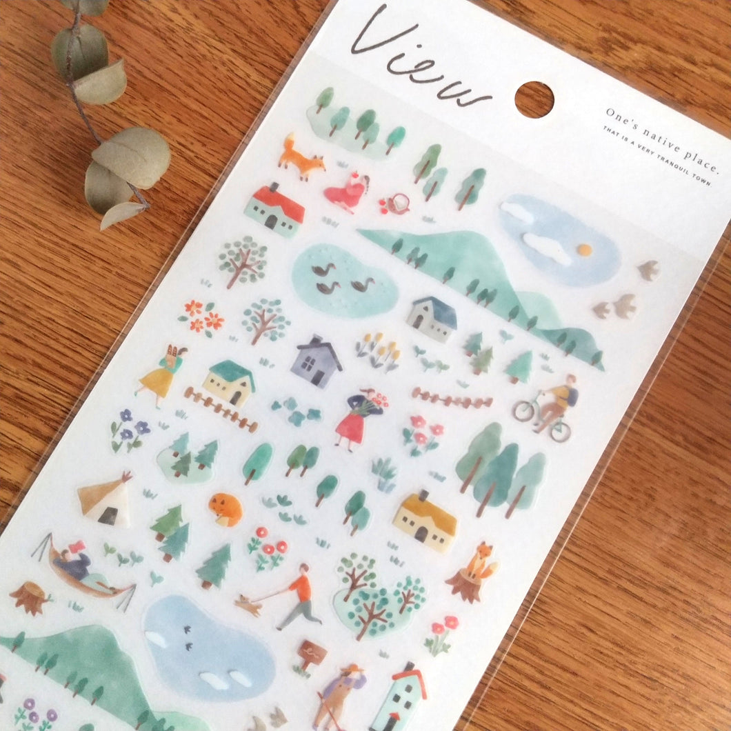 View sticker from Japan<mind wave>