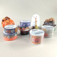 Load image into Gallery viewer, Halloween clear tape &quot;ghost/pumpkin/haunted house&quot; by DAISO
