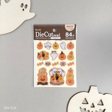 Load image into Gallery viewer, Halloween Kraft seal &quot;Point/Die Cut/Ribbon&quot; sticker By kyowa
