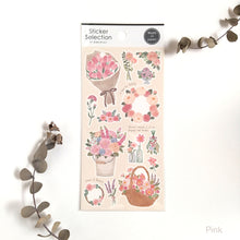 Lade das Bild in den Galerie-Viewer, Sticker selection &quot;Blooming Flowers&quot; from Japan&lt;GAIA&gt;
