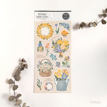 Lade das Bild in den Galerie-Viewer, Sticker selection &quot;Blooming Flowers&quot; from Japan&lt;GAIA&gt;
