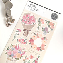 Lade das Bild in den Galerie-Viewer, Sticker selection &quot;Blooming Flowers&quot; from Japan&lt;GAIA&gt;
