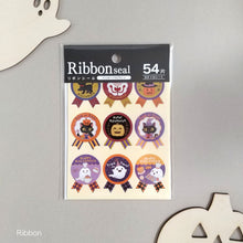 Lade das Bild in den Galerie-Viewer, Halloween Point seal &quot;Happy Halloween Circle&quot; sticker By kyowa
