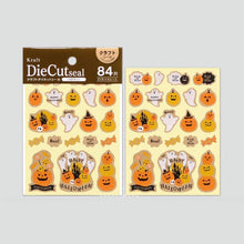 Load image into Gallery viewer, Halloween Kraft seal &quot;Point/Die Cut/Ribbon&quot; sticker By kyowa
