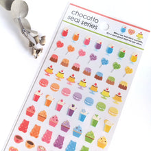 Carica l&#39;immagine nel visualizzatore di Gallery, chocotto seal &quot;Colorful&quot; mini sticker from Japan&lt;GAIA&gt;
