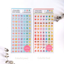 Carica l&#39;immagine nel visualizzatore di Gallery, chocotto seal &quot;Colorful&quot; mini sticker from Japan&lt;GAIA&gt;
