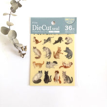 Carica l&#39;immagine nel visualizzatore di Gallery, Film Die Cut seal &quot;Cat&quot; sticker from Japan
