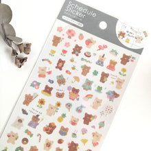 Lade das Bild in den Galerie-Viewer, Schedule Sticker &quot;season/A year of bears&quot; from Japan&lt;GAIA&gt;
