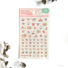 Load image into Gallery viewer, Sanrio Schedule Seal mini sticker, Just the right size for Hobonichi!
