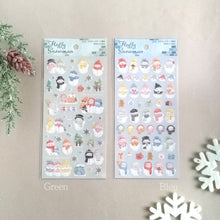 Carica l&#39;immagine nel visualizzatore di Gallery, Fluffy Snowman 2023 New design sticker by GAIA
