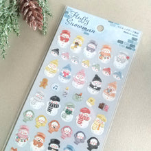 Carica l&#39;immagine nel visualizzatore di Gallery, Fluffy Snowman 2023 New design sticker by GAIA
